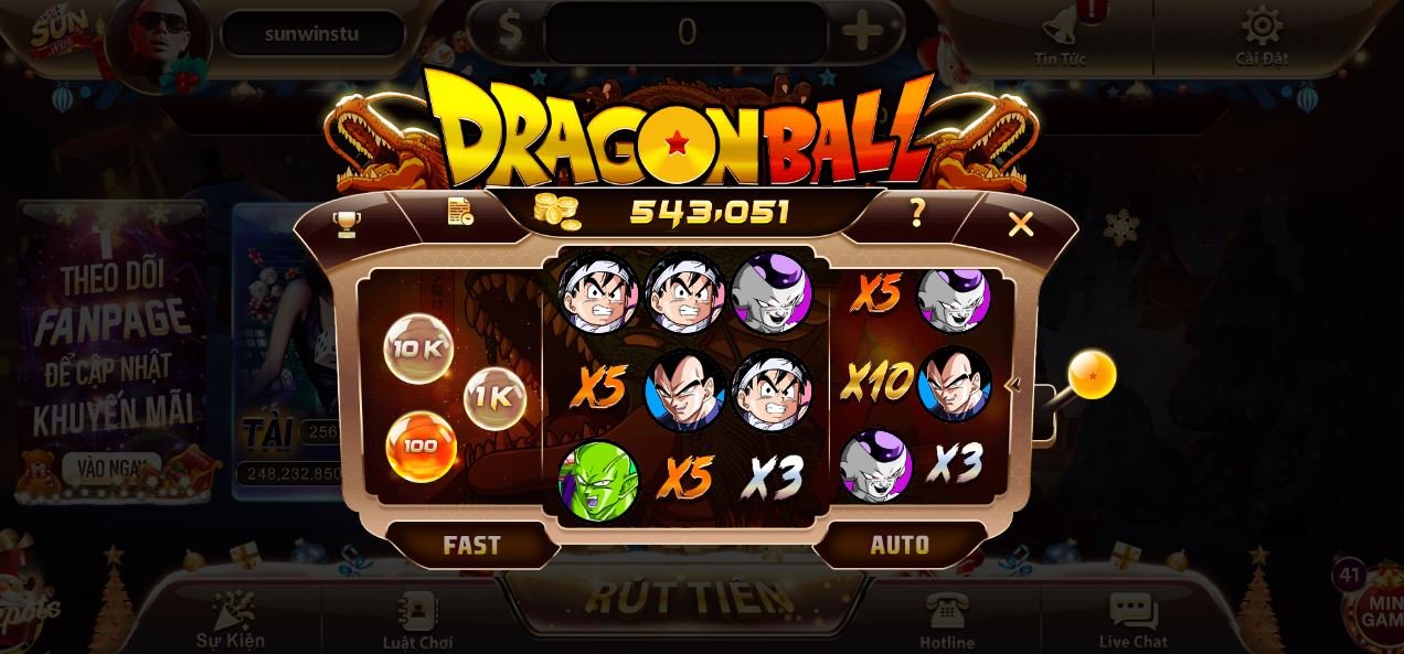 Dragon Ball - Cách chơi game nổ hũ Sunwin